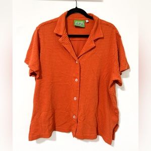 Big Bud Press Orange Pantry Button Up